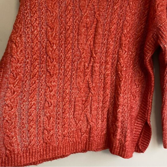 Cabi Playoff Cable Knit Pullover Knit Sweater - Picture 3 of 5